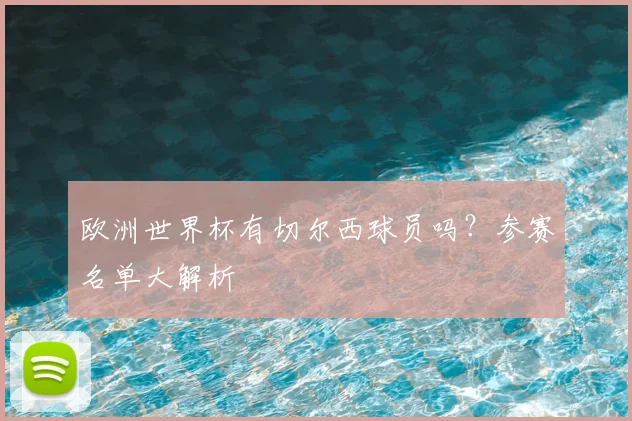 欧洲世界杯有切尔西球员吗？参赛名单大解析